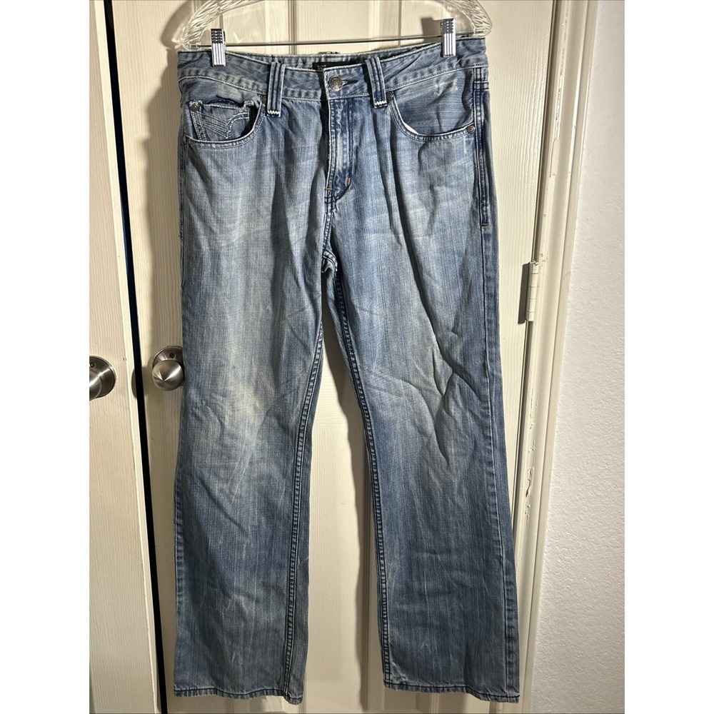 Petrol "Dustin" Men's Straight Regular‎ Backstitch Denim Jeans Waist 33x34